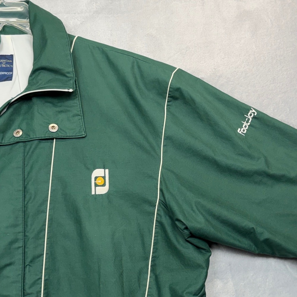ProQuip Golf Rain Jacket Mens XL Green Gore-Tex Waterproof Made in England FJ - Picture 11 of 16